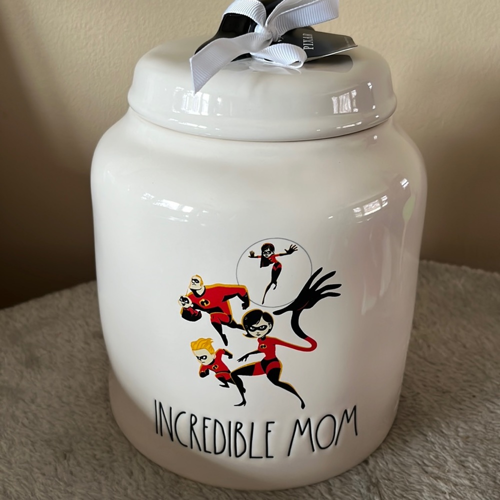 Rae dunn x Disney incredibles canister brand new